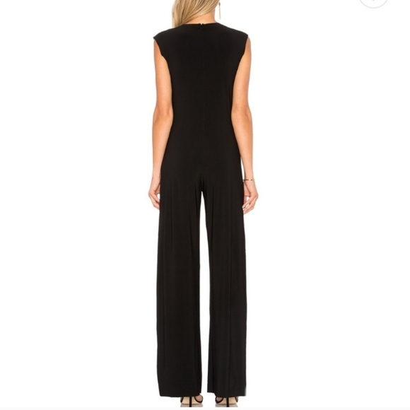 Norma Kamali Women's Sleeveless Wide leg Jumpsuit Size L Formal - Picture 3 of 11